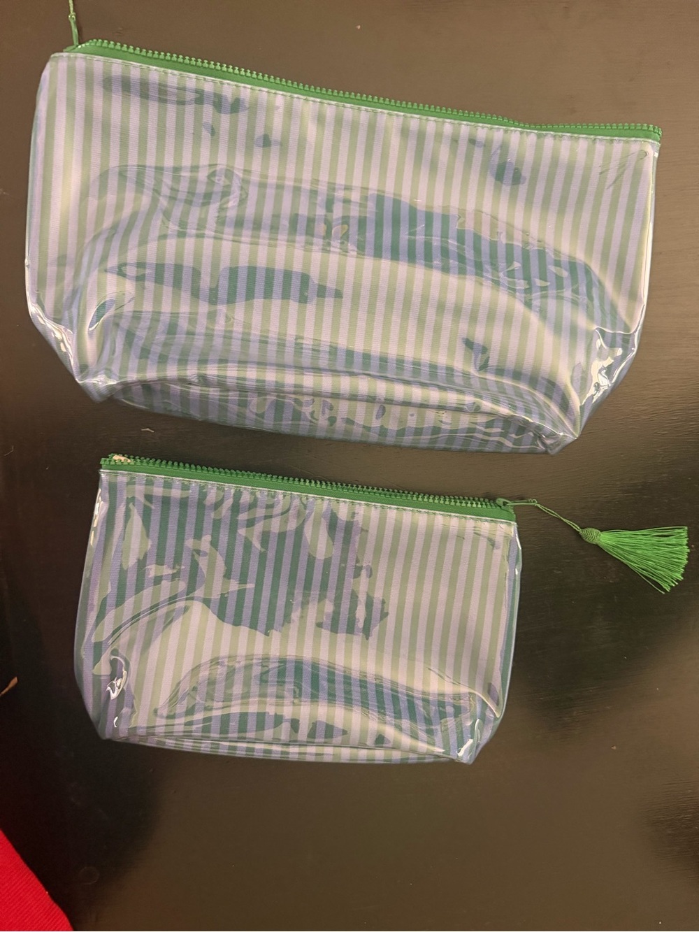 Dairy Boy Farm Friends Makeup pouches in blueberry lane